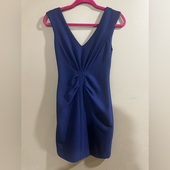 Express Dresses & Skirts - Express Navy Blue V-Neck Mini Dress